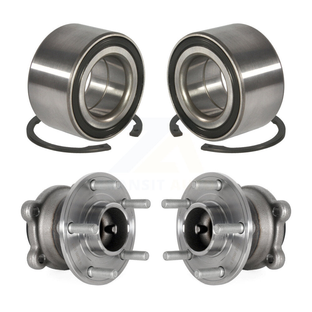 Front Rear Wheel Bearing And Hub Assembly Kit For Ford Escape Lincoln MKC C-Max