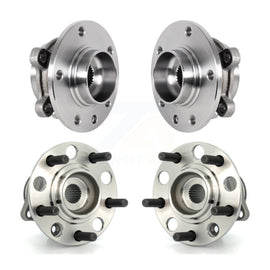 Front Rear Wheel Bearing & Hub Assembly Kit For 2017 Jeep Compass 4WD