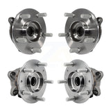 Front Rear Wheel Bearing & Hub Assembly Kit For 2016-2021 Mazda CX-3 AWD