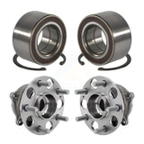 Front Rear Wheel Bearing And Hub Assembly Kit For 2014-2016 Acura MDX AWD K70-102002