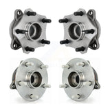 Front Rear Wheel Bearing & Hub Assembly Kit For 2010-2013 Suzuki Kizashi AWD K70-102026
