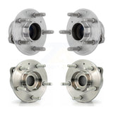 Front Rear Wheel Bearing & Hub Assembly Kit For 2013-2019 Cadillac ATS RWD K70-102051