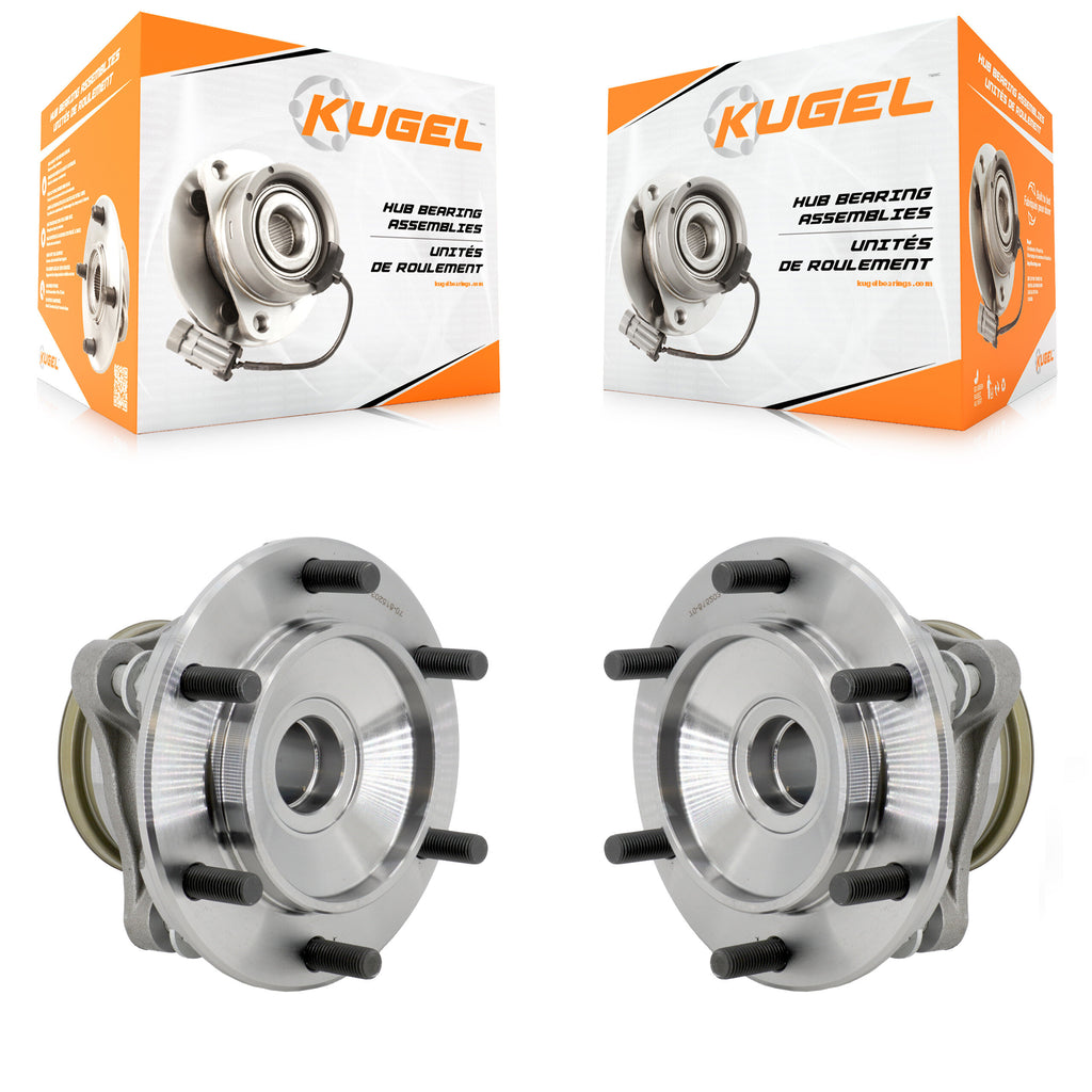 Front Wheel Bearing And Hub Assembly Pair For Toyota Tacoma 4Runner FJ Cruiser