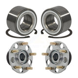 Front Rear Wheel Bearing And Hub Assembly Kit For 2011-2016 Honda CR-Z K70-102135