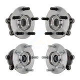 Front Rear Wheel Bearing & Hub Assembly Kit For 2016-2023 Mazda CX-9 AWD K70-102173