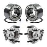 Front Rear Wheel Bearing And Hub Assembly Kit For 2019 Kia Forte 1.6L K70-102220