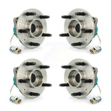Front Rear Wheel Bearing & Hub Assembly Kit For Cadillac STS AWD with Naturally Aspirated K70-102227