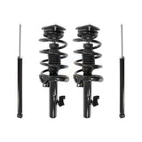Front Rear Complete Shocks Strut Coil Spring Assembly Kit For Volvo S40 C30 V50
