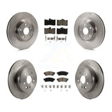 Front Rear Brake Rotor & Ceramic Pad Kit (6Pc) For Lexus GS350 IS300 IS350 RC350