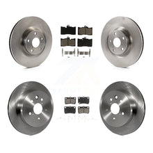 Charger l&#39;image dans la galerie, Front Rear Brake Rotors Ceramic Pad Kit (6Pc) For Lexus GS350 IS350 GS450h GS460