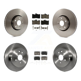 Front Rear Brake Rotors Ceramic Pad Kit (6Pc) For Lexus IS350 GS350 GS430 GS450h