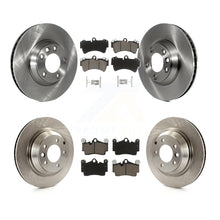 Charger l&#39;image dans la galerie, Front Rear Disc Brake Rotors And Ceramic Pads Kit (6Pc) For Audi Q7