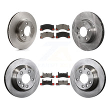 Load image into Gallery viewer, Front Rear Brake Rotors &amp; Ceramic Pad Kit (6Pc) For 2016-2017 Volkswagen Touareg