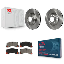 Load image into Gallery viewer, Front Disc Brake Rotors And Ceramic Pads Kit For Porsche Cayenne