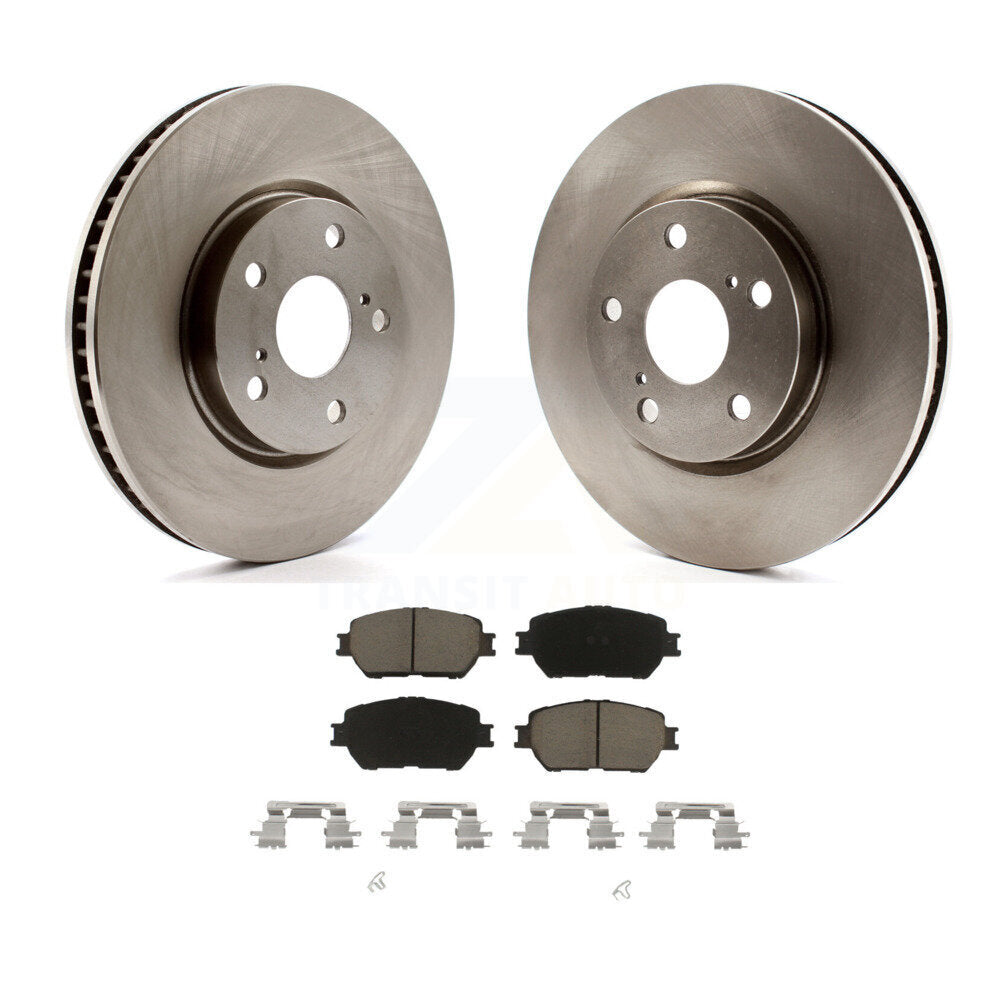 Front Disc Brake Rotors And Ceramic Pads Kit For Lexus IS250 GS300