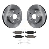 Front Disc Brake Rotors And Ceramic Pads Kit For Jeep Grand Cherokee