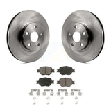 Front Disc Brake Rotors And Ceramic Pads Kit For Scion tC Toyota Celica