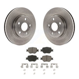 [Front] 2001 Toyota Celica GT Premium OE Brake Rotors & Ceramic Pads Kit For Max Braking