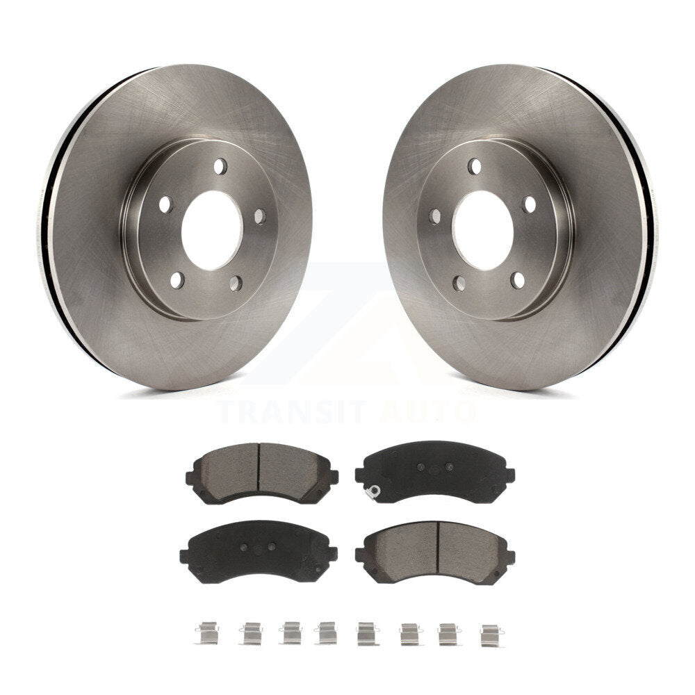 Front Brake Rotor Ceramic Pad Kit For Buick Rendezvous Chevrolet Venture Pontiac