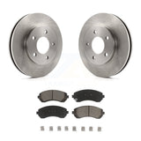 Front Disc Brake Rotors And Ceramic Pads Kit For Buick Rendezvous Pontiac Aztek