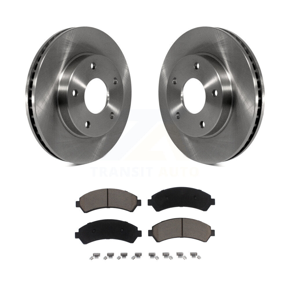 Front Disc Brake Rotor Ceramic Pad Kit For Chevrolet S10 Blazer GMC Sonoma Jimmy