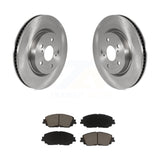 Front Brake Rotor Ceramic Pad Kit For Toyota Camry RAV4 Lexus ES350 Avalon UX200