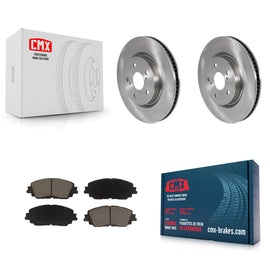 Front Brake Rotor Ceramic Pad Kit For Toyota Camry RAV4 Lexus ES350 Avalon UX200