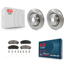Charger l'image dans la galerie, Front Brake Rotor And Ceramic Pad Kit For Lexus RX350 RX450h Toyota RX350L Camry