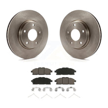 Charger l&#39;image dans la galerie, Front Disc Brake Rotors And Ceramic Pads Kit For 2011-2017 Nissan Quest