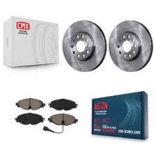 Charger l'image dans la galerie, Front Brake Rotor &amp; Ceramic Pad Kit For Volkswagen Jetta Audi Golf A3 SportWagen