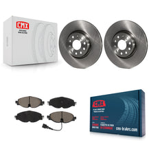 Load image into Gallery viewer, Front Brake Rotor Ceramic Pad Kit For Volkswagen Audi GTI A3 Quattro Golf e-tron
