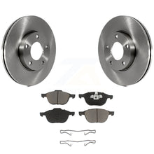 Charger l&#39;image dans la galerie, Front Disc Brake Rotors And Ceramic Pads Kit For Mazda 3 Sport