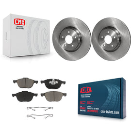 Front Brake Rotors Ceramic Pad Kit For 14 Ford Transit Connect 104.8
