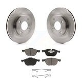 [Front] 2004 Ford Focus From 04 05 Premium OE Brake Rotors & Ceramic Pads Kit For Max Braking