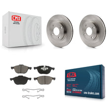 Load image into Gallery viewer, [Front] 2004 Ford Focus From 04 05 Premium OE Brake Rotors &amp; Ceramic Pads Kit For Max Braking