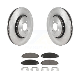 Front Brake Rotors & Ceramic Pad Kit For Dodge Charger With 355mm Diameter Rotor
