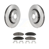 Front Brake Rotors & Ceramic Pad Kit For Dodge Charger With 355mm Diameter Rotor