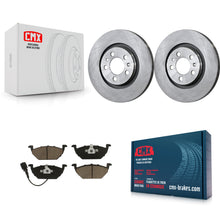Load image into Gallery viewer, Front Disc Brake Rotor And Ceramic Pad Kit For Volkswagen Jetta Beetle Golf City