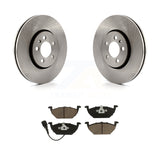 [Front] 2000-2001 Volkswagen Golf 2.0L Premium OE Brake Rotors & Ceramic Pads Kit For Max Braking