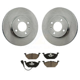 Front Brake Rotors Ceramic Pad Kit For 1999 Volkswagen Jetta 1.9L Old Body Style