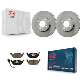 Front Brake Rotors Ceramic Pad Kit For 1999 Volkswagen Jetta 1.9L Old Body Style