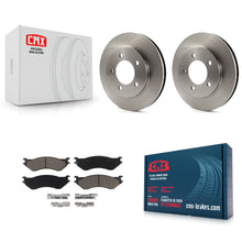 Load image into Gallery viewer, Front Disc Brake Rotor Ceramic Pad Kit For Ford Expedition Lincoln Navigator 4WD