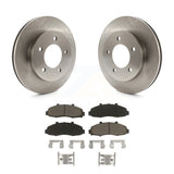 Front Disc Brake Rotors And Ceramic Pads Kit For Ford F-150 Heritage 4WD