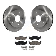 Charger l&#39;image dans la galerie, Front Disc Brake Rotors And Ceramic Pads Kit For 2000-2001 Dodge Ram 1500 RWD