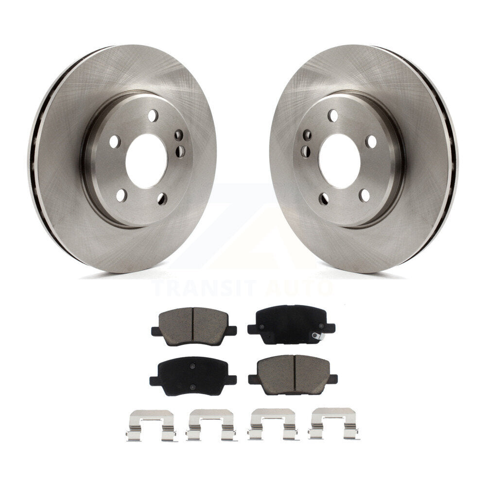 Front Disc Brake Rotors And Ceramic Pads Kit For 2006-2011 Mercedes-Benz B200