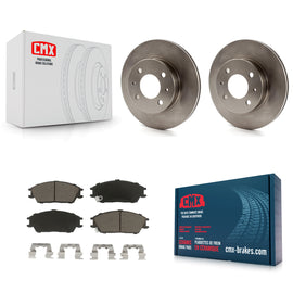 [Front] 2000-2005 Hyundai Accent Premium OE Brake Rotors & Ceramic Pads Kit For Max Braking