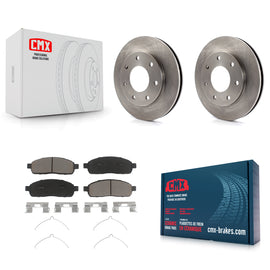 [Front] 2004 Ford F-150 4WD Premium OE Brake Rotors & Ceramic Pads Kit For Max Braking