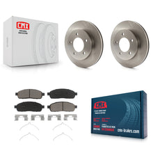 Load image into Gallery viewer, [Front] 2004 Ford F-150 4WD With 5 Lug Wheels Premium OE Brake Rotors &amp; Ceramic Pads Kit For Max Braking
