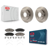[Front] 2009 Ford F-150 With 7 Lug Wheels Premium OE Brake Rotors & Ceramic Pads Kit For Max Braking