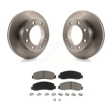 Charger l&#39;image dans la galerie, Front Disc Brake Rotors And Ceramic Pads Kit For Ford F-350 Super Duty F-450